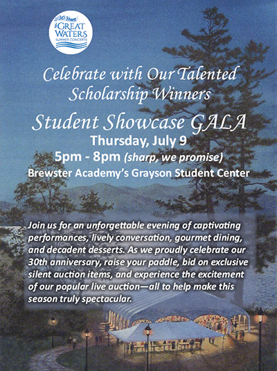 Celebrate wit hour talented Scholarship Winners - Student Showcase GALA